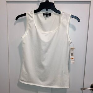 Petite NWT white shell tops Jones New York.